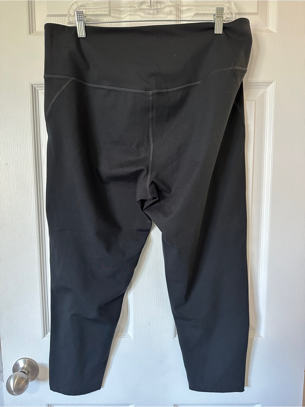 Girlfriend Collective High-Rise Black Women's Performance Leggings 7/8 Length - Picture 2 of 4